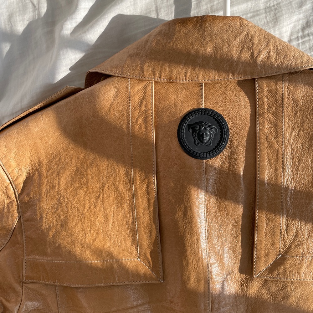 Versace leather jacket - Picture 5 of 6